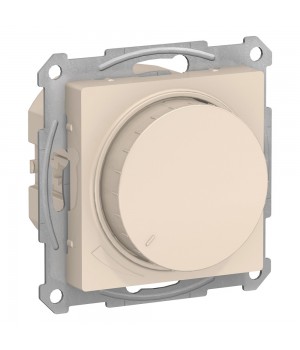 SE AtlasDesign Беж Светорегулятор (диммер) повор-нажим, LED, RC, 400Вт, мех.