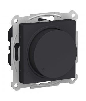 SE AtlasDesign Карбон Светорегулятор (диммер) повор-нажим, LED, RC, 400Вт, мех.