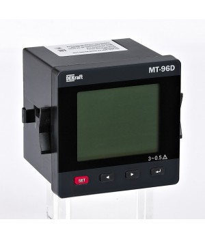DEKraft Мультиметр цифровой 72х72мм трехфазный, вход 600В 5А, RS485, LCD-дисплей МТ-72D